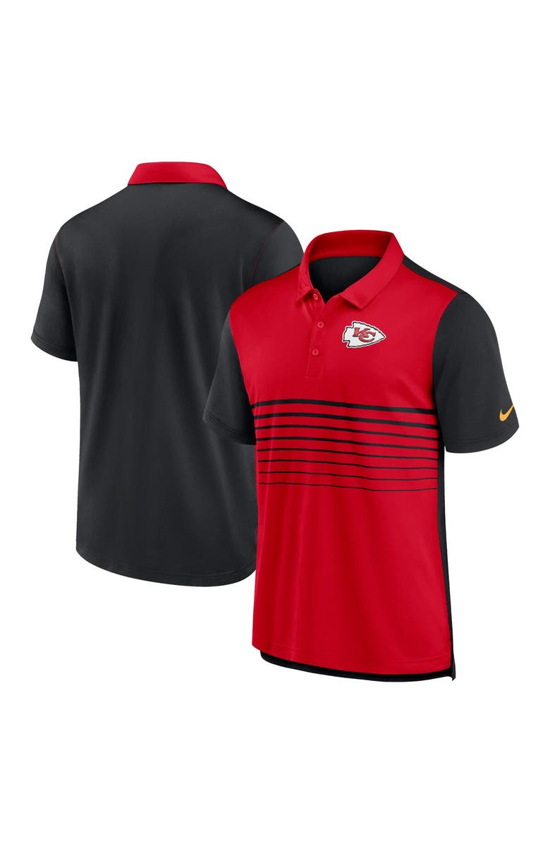 Nike Men's Nike Black/Red Kansas City Chiefs Fashion Performance Polo, Alternate, color, 