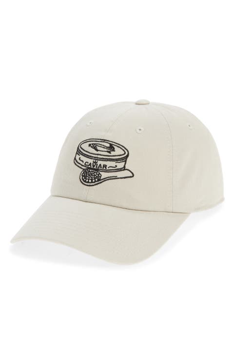 Caviar Embroidered Baseball Cap