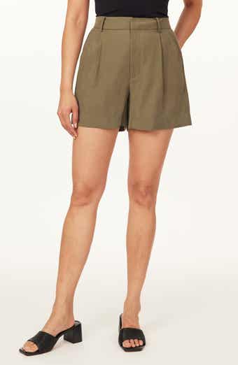 Scotch & Soda Pleated Front Washed Twill Shorts