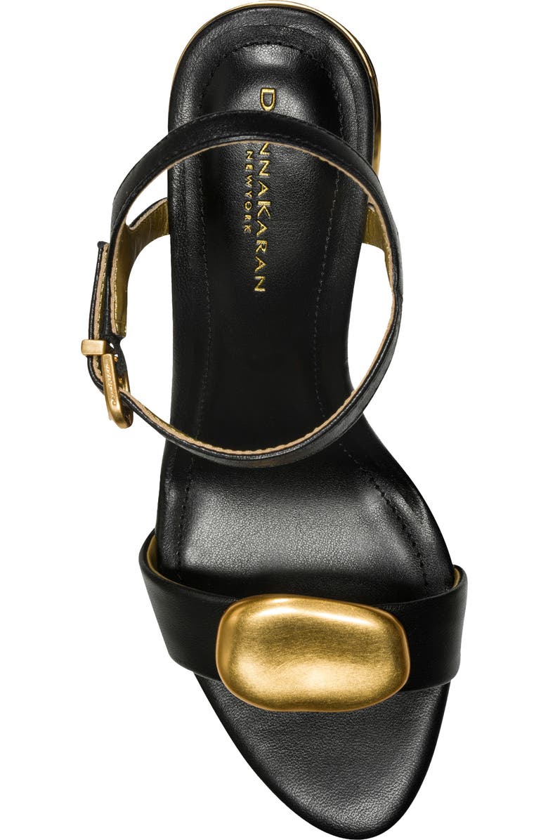 DKNY Seraphina Ankle Strap Sandal, Alternate, color, Black