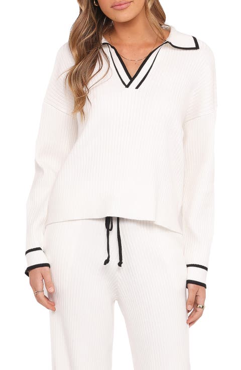 Amina Johnny Collar Sweater