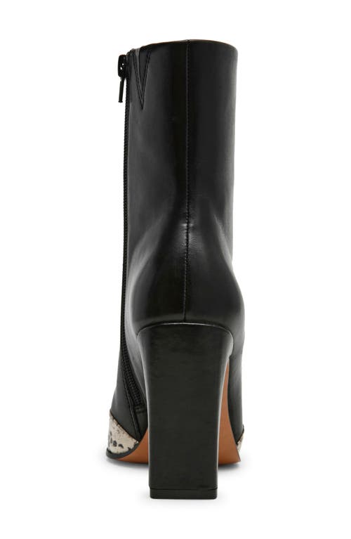 Steve Madden Lyle Cap Toe Bootie In Black