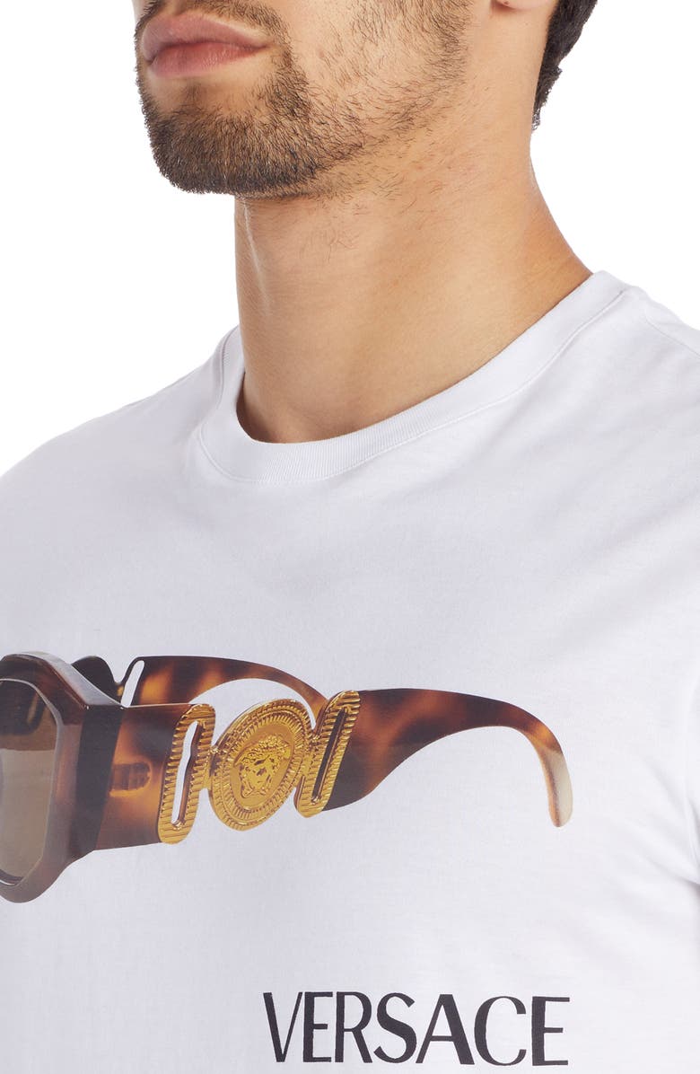 Versace Medusa Biggie Sunglasses Graphic Tee, Alternate, color, 