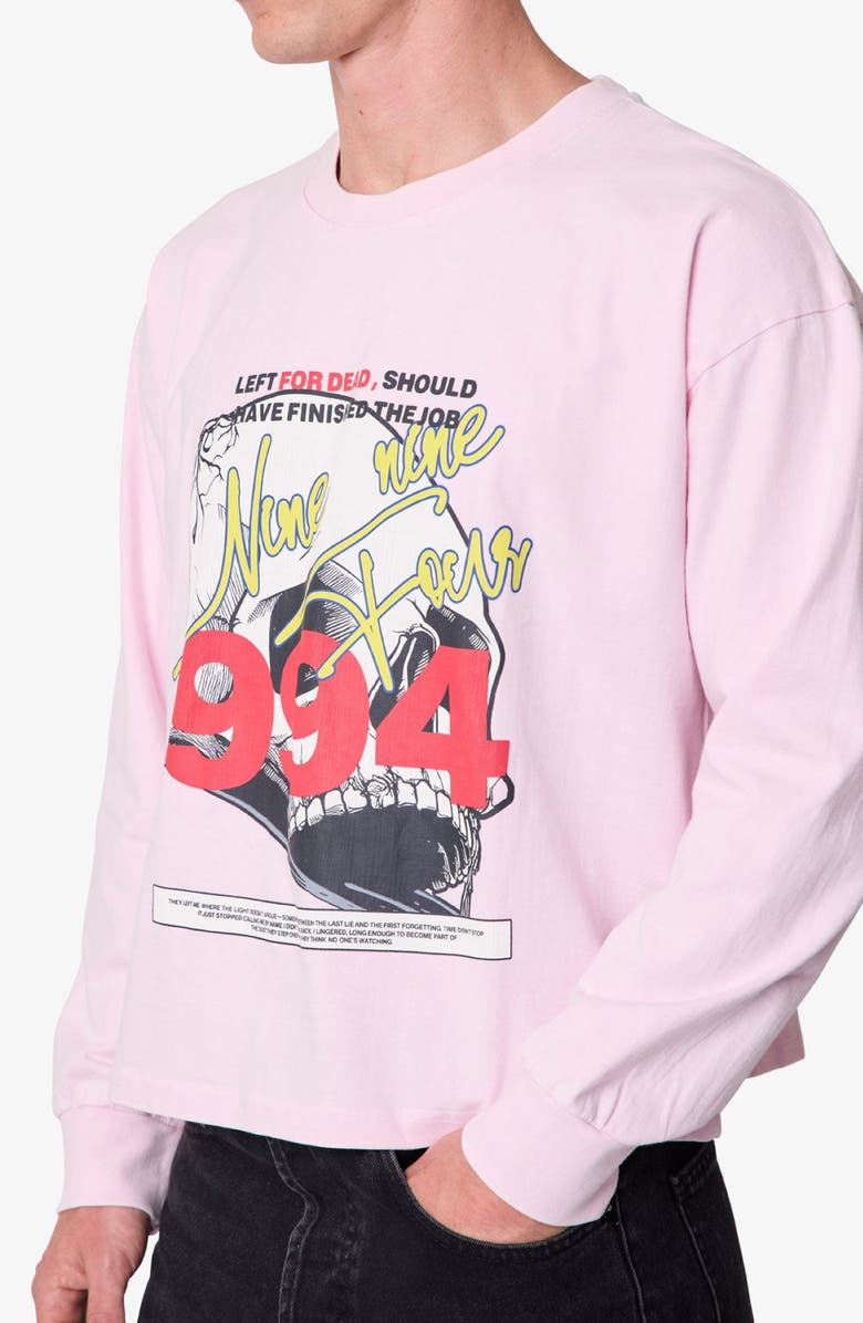 mnml Left for Dead Long Sleeve Cotton Graphic T-Shirt, Alternate, color,