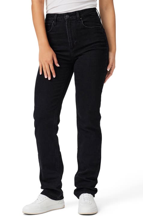 Stella Straight Leg Jeans (Dark Amethyst Distressed)