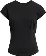 Treasure & Bond Pintuck Cotton T-Shirt