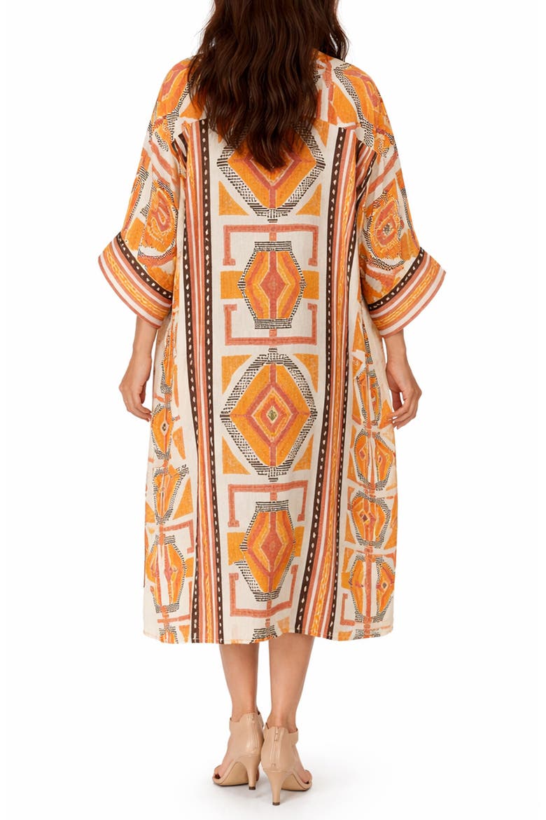 Long Cotton  Cover-Up, Alternate, color, WHITE