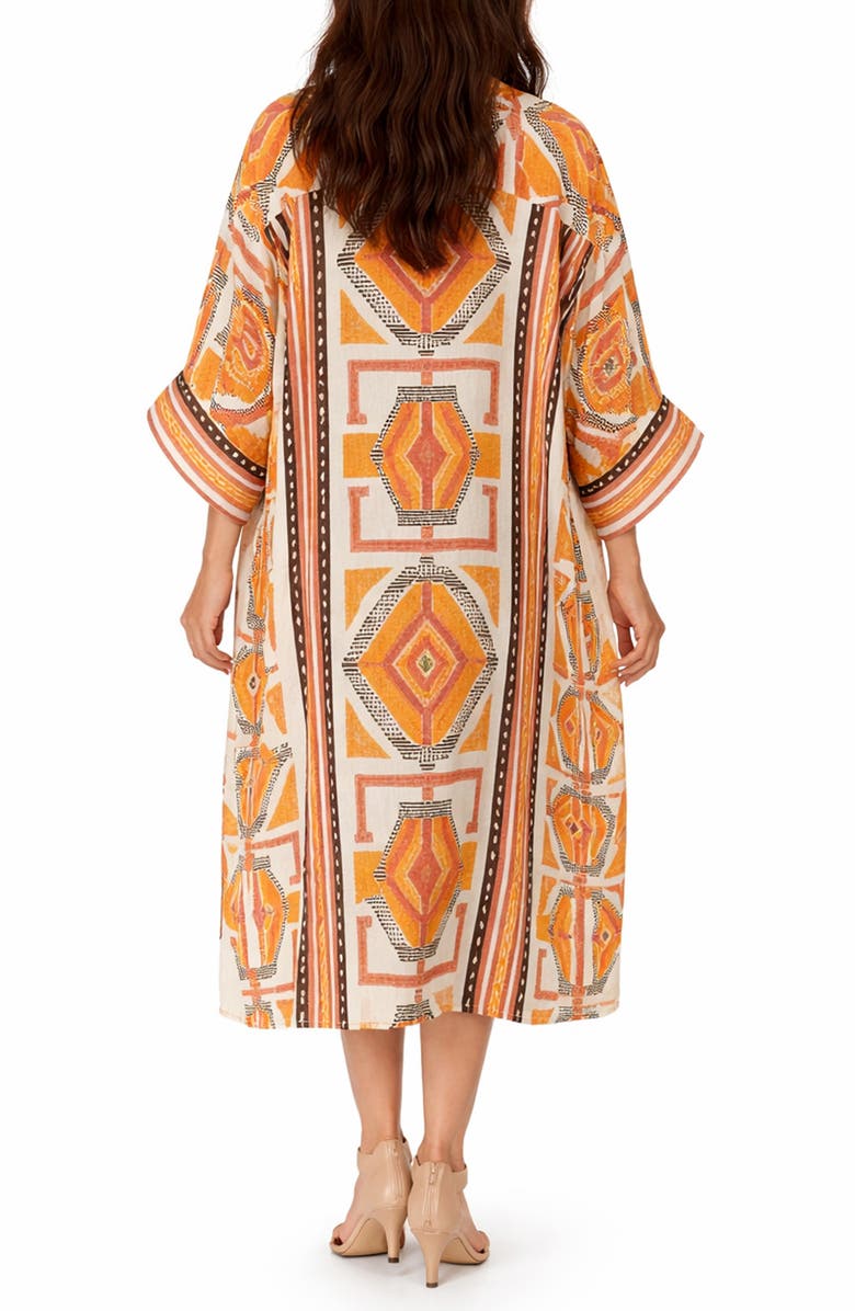 RANEES <p>Long Cotton  Cover-Up</p>, Alternate, color, White