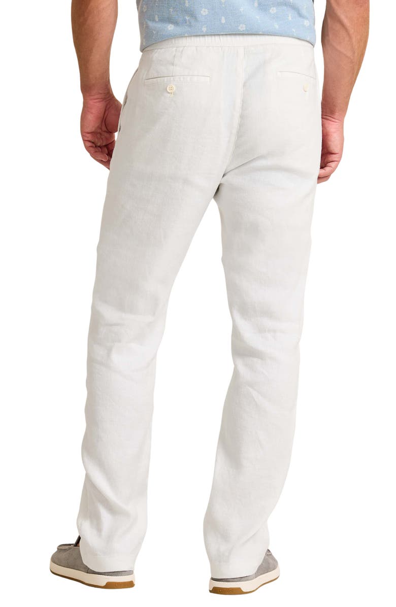 Tommy Bahama Beach Coast Stretch Linen & Cotton Pants, Alternate, color, White