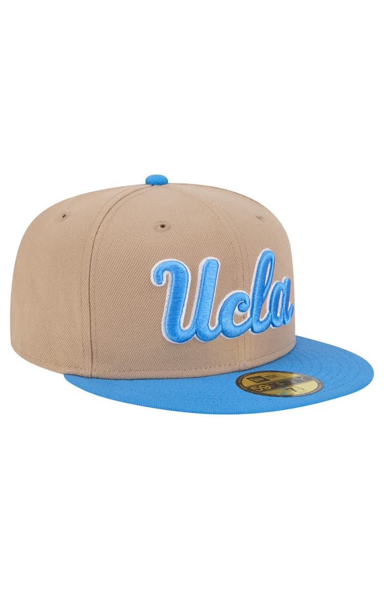 New Era Men's New Era  Khaki UCLA Bruins Two-Tone 59FIFTY Fitted Hat, Alternate, color, Khaki