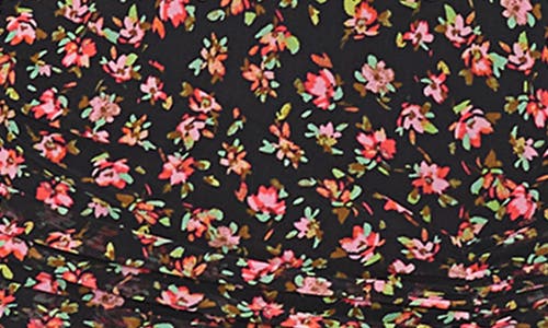 AFRM AFRM MIRZA PRINT LONG SLEEVE MESH MINIDRESS