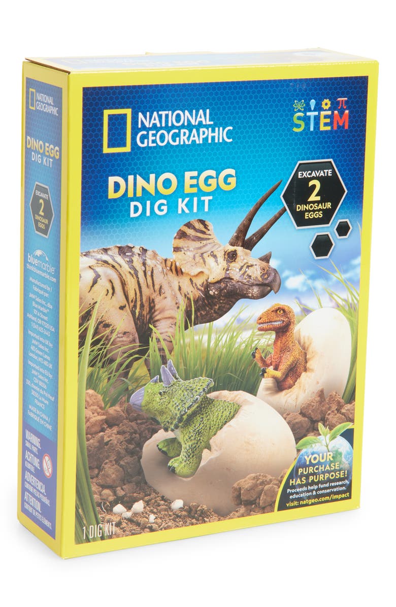 NATIONAL GEOGRAPHIC Dino Egg Dig Kit, Main, color, Multi