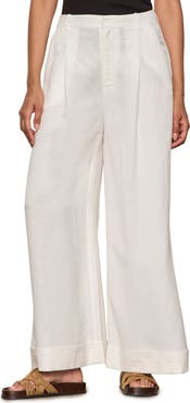 Sanctuary Terrace Linen Blend Wide Leg Pants
