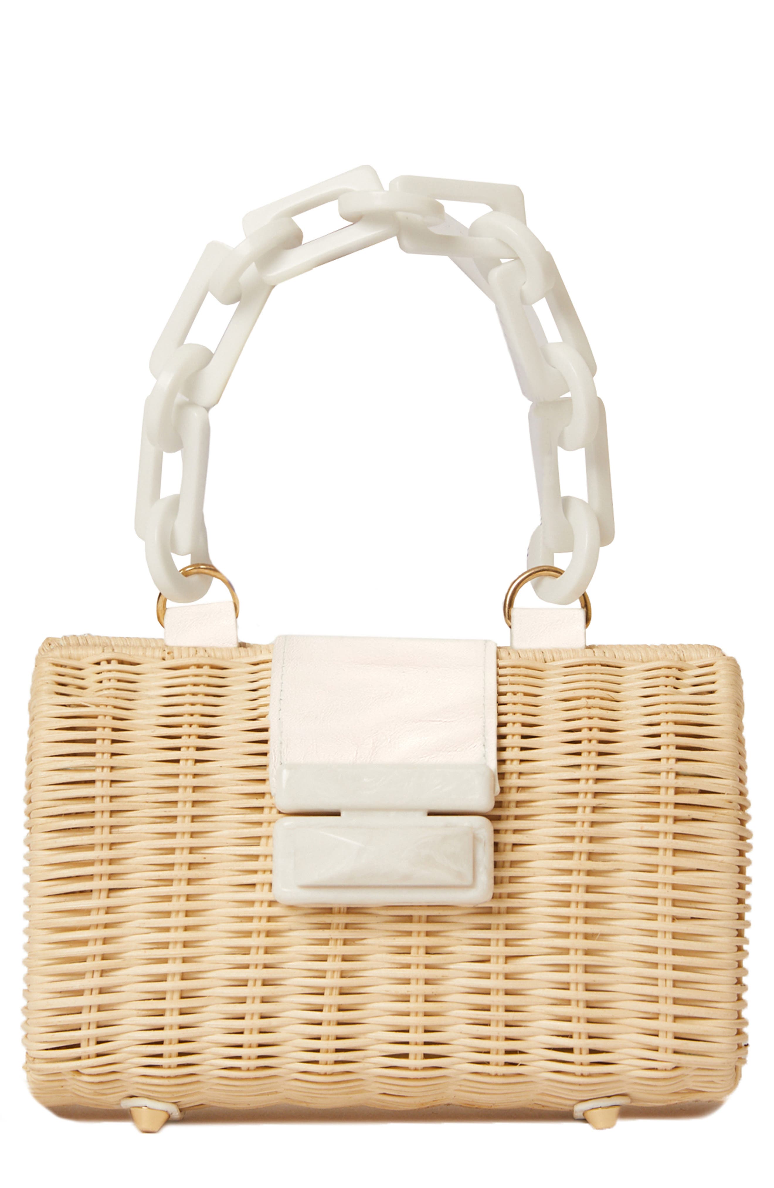 Mason Clutch, Main, color, WHITE