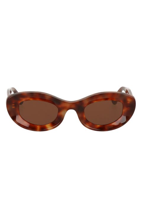 Jazz 47mm Oval Sunglasses