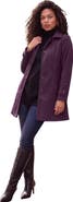 Roaman's Plus Size Button Up Fleece Jacket