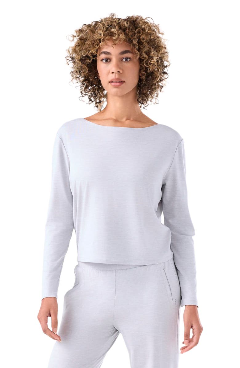 Tavi Brushed Tec Knit Long Sleeve, Alternate, color, Ash