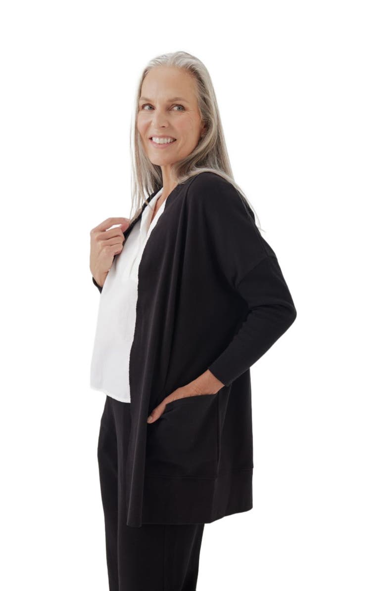 Pact Organic Cotton Airplane Cardigan, Alternate, color, 