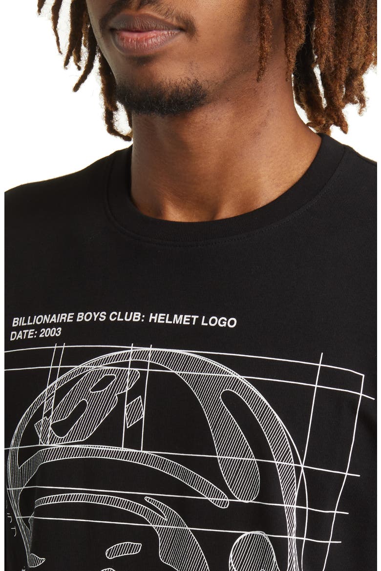 Blueprint Cotton Graphic Tee, Alternate, color, BLACK