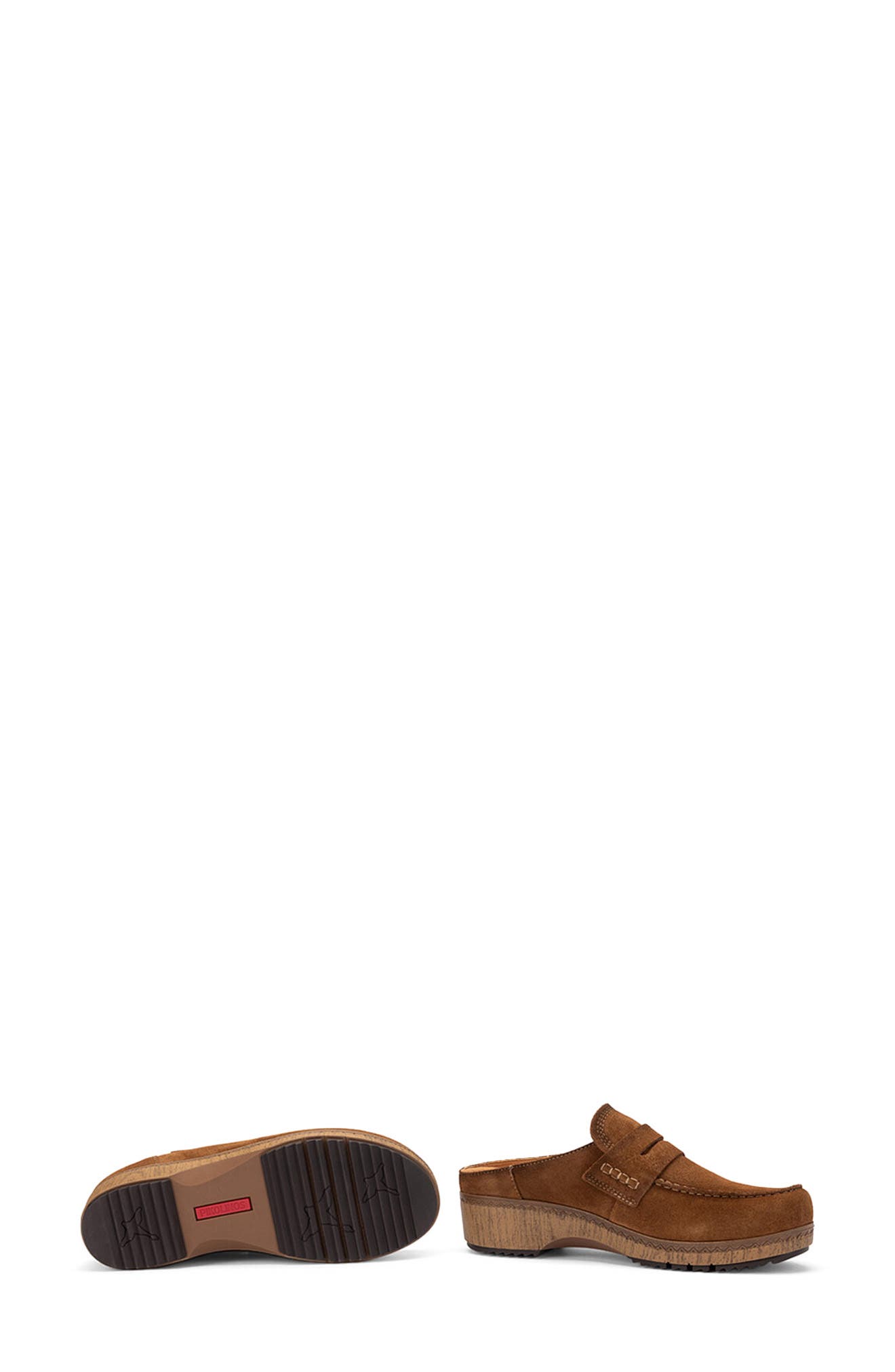 Granada Leather Mule, Alternate, color, BRANDY