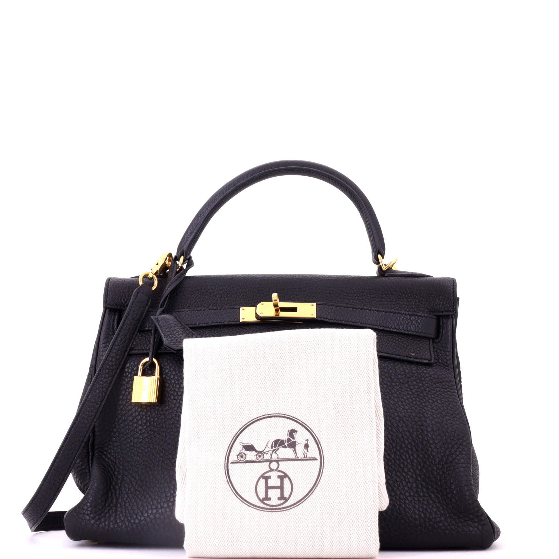 Kelly Handbag Black Togo with Gold Hardware 32, Alternate, color, Black