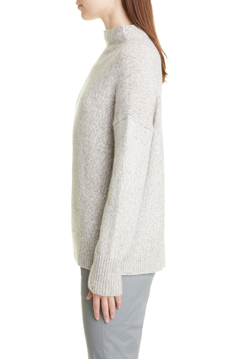 Vince Marled Funnel Neck Wool Blend Sweater, Alternate, color,