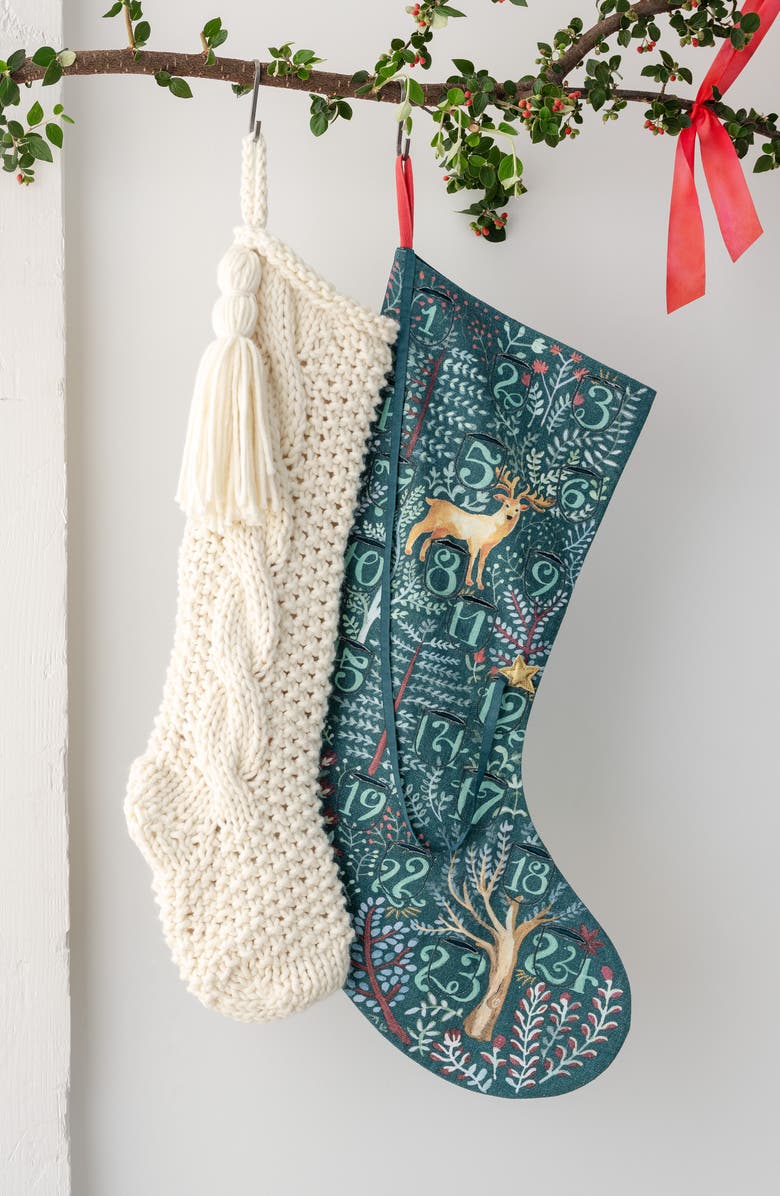 NORDSTROM AT HOME Cable Knit Stocking, Alternate, color,