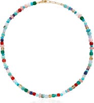 Monica Vinader Freedom Beaded Gemstone Necklace