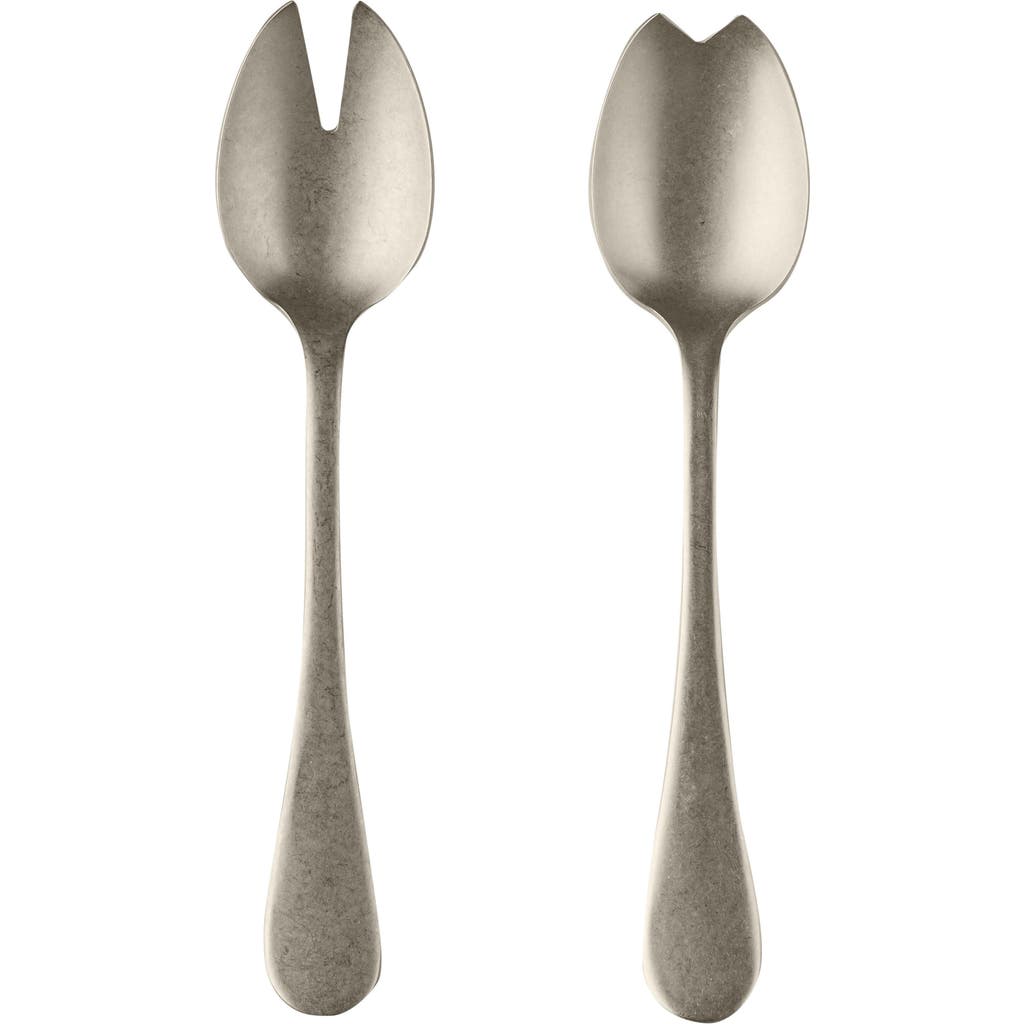 Mepra Vintage Salad Serving Set In Gold