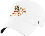 '47 Men's '47 White Oakland Athletics Homeland Clean Up Adjustable Hat