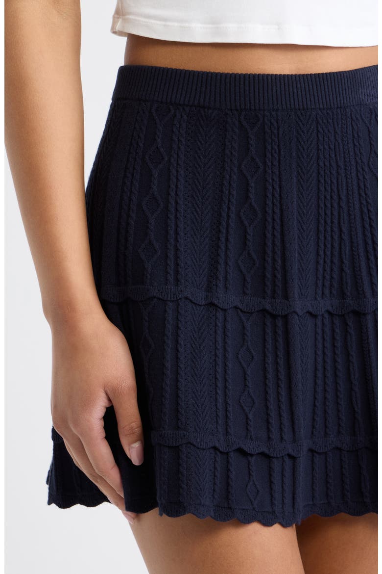 Rora Stitch Sweater Skirt, Alternate, color, MIDNIGHT KISS