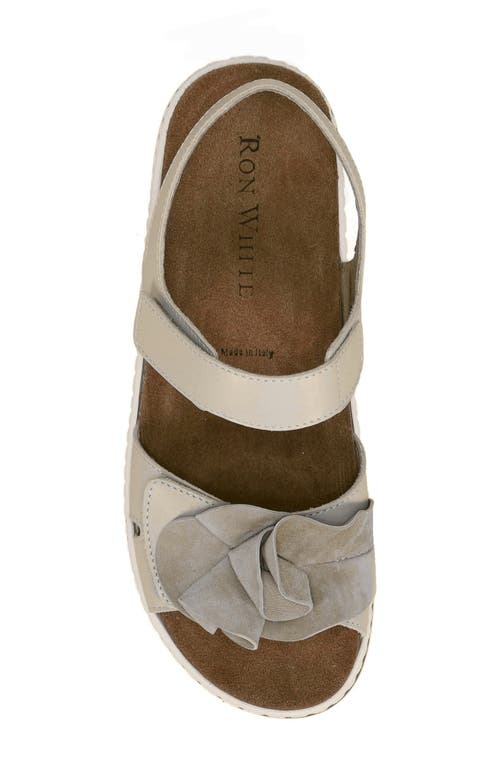 Ron White Frances Slingback Platform Wedge Sandal In Dune