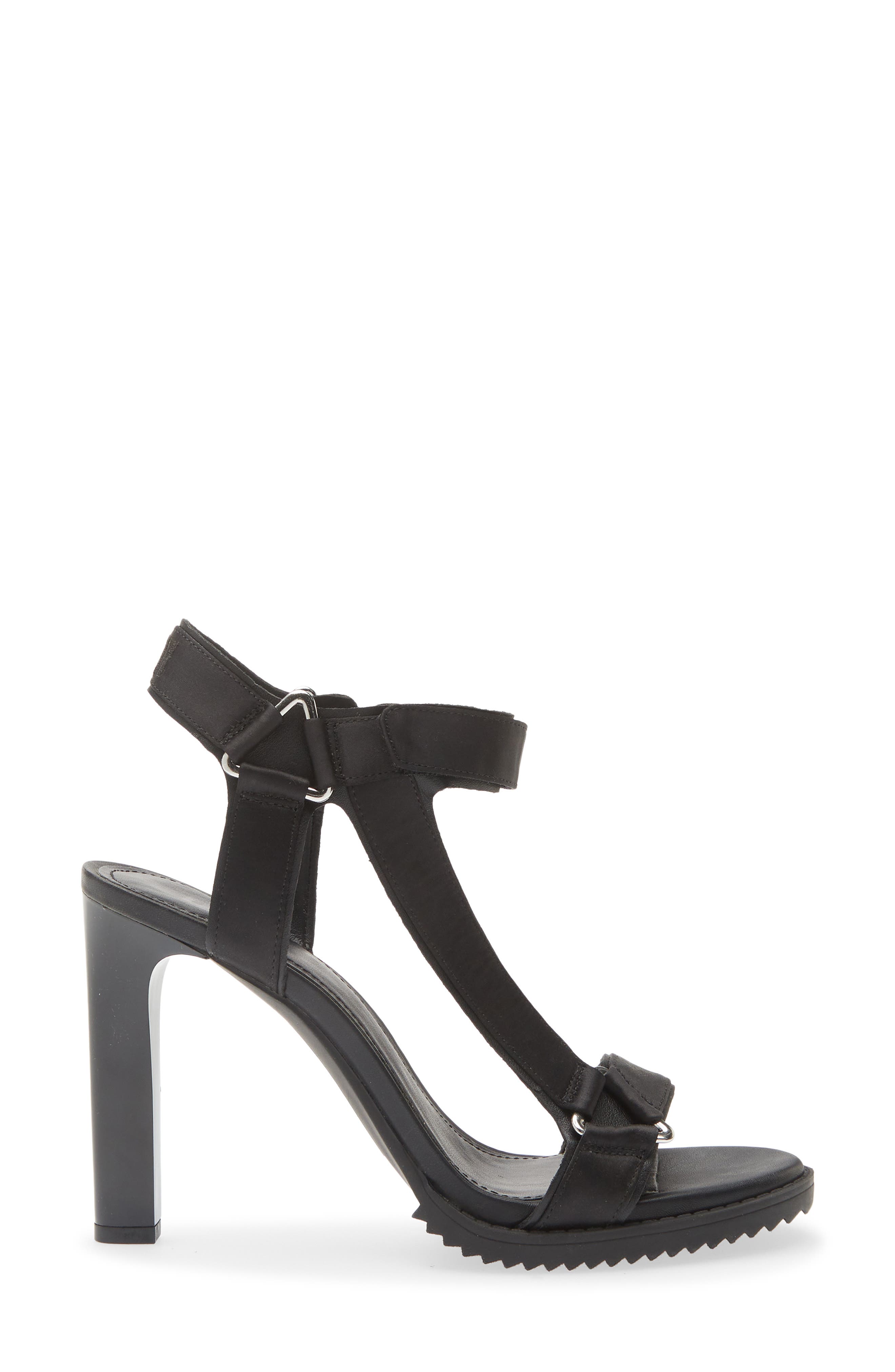 DKNY Bayli Ankle Strap Sandal, Alternate, color, Black