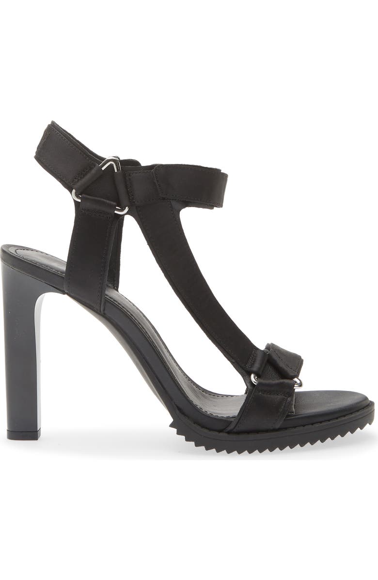 DKNY Bayli Ankle Strap Sandal, Alternate, color, Black