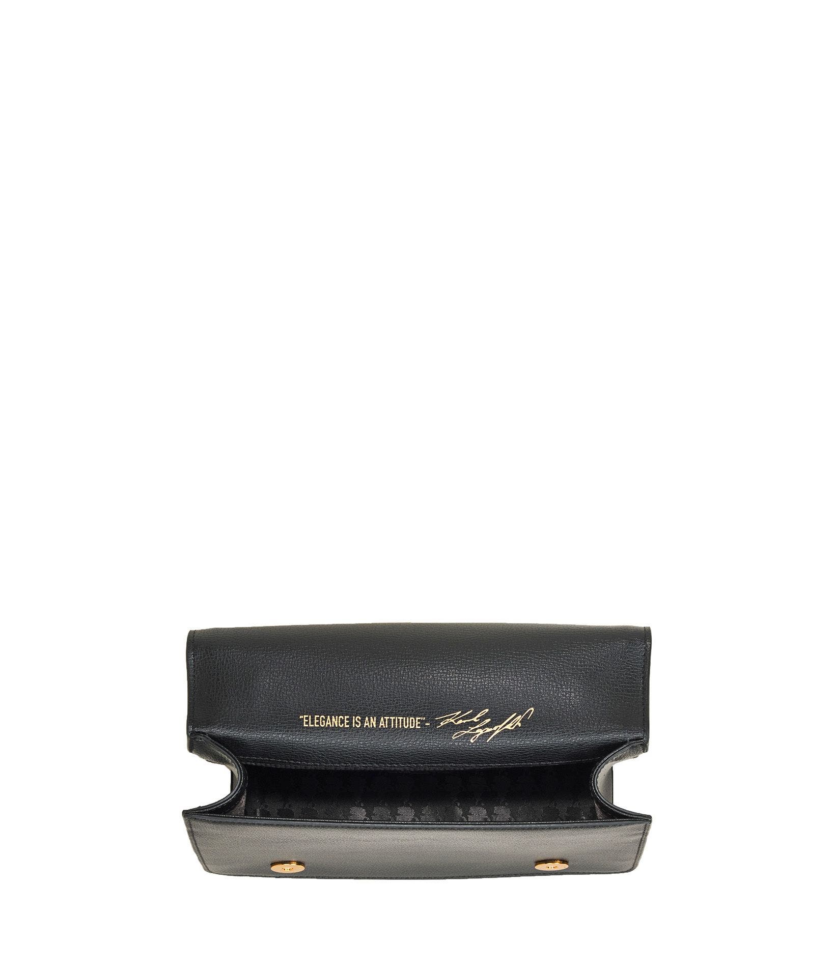 KARL LAGERFELD PARIS Simone Crossbody, Alternate, color, Black