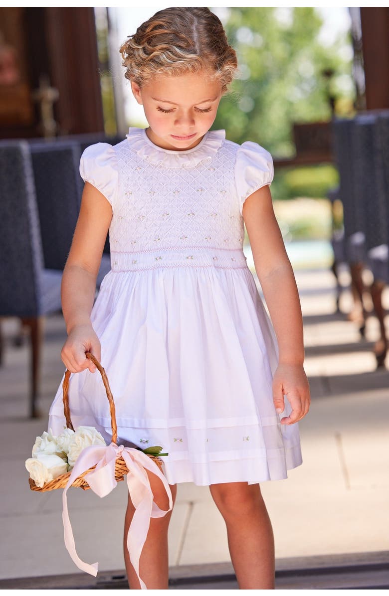 Little English Kids' Smocked Claiborne Dress, Alternate, color, Rosebuds