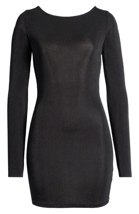 Call Me Later Long Sleeve Minidress