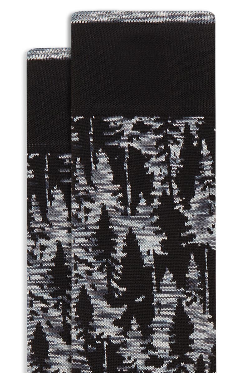 Bugatchi Forest Mercerized Cotton Blend Dress Socks, Alternate, color, 