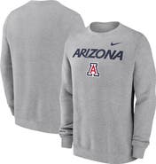 Nike Men's Nike Heather Gray Arizona Wildcats Primetime Primary Stack Pullover Sweatshirt