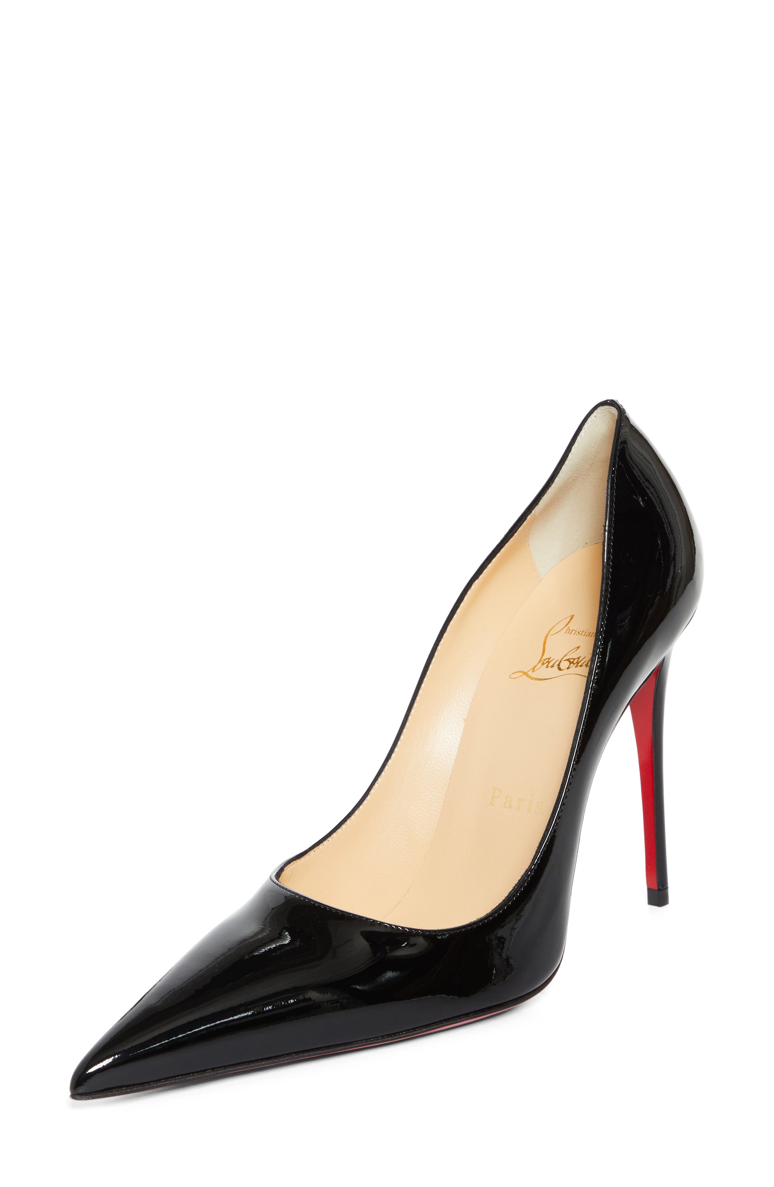 Christian Louboutin Kate Max Patent Pump, Main, color, Black