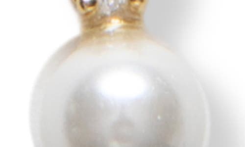 Argento Vivo Sterling Silver The Scarlette Pearl Necklace In Gold