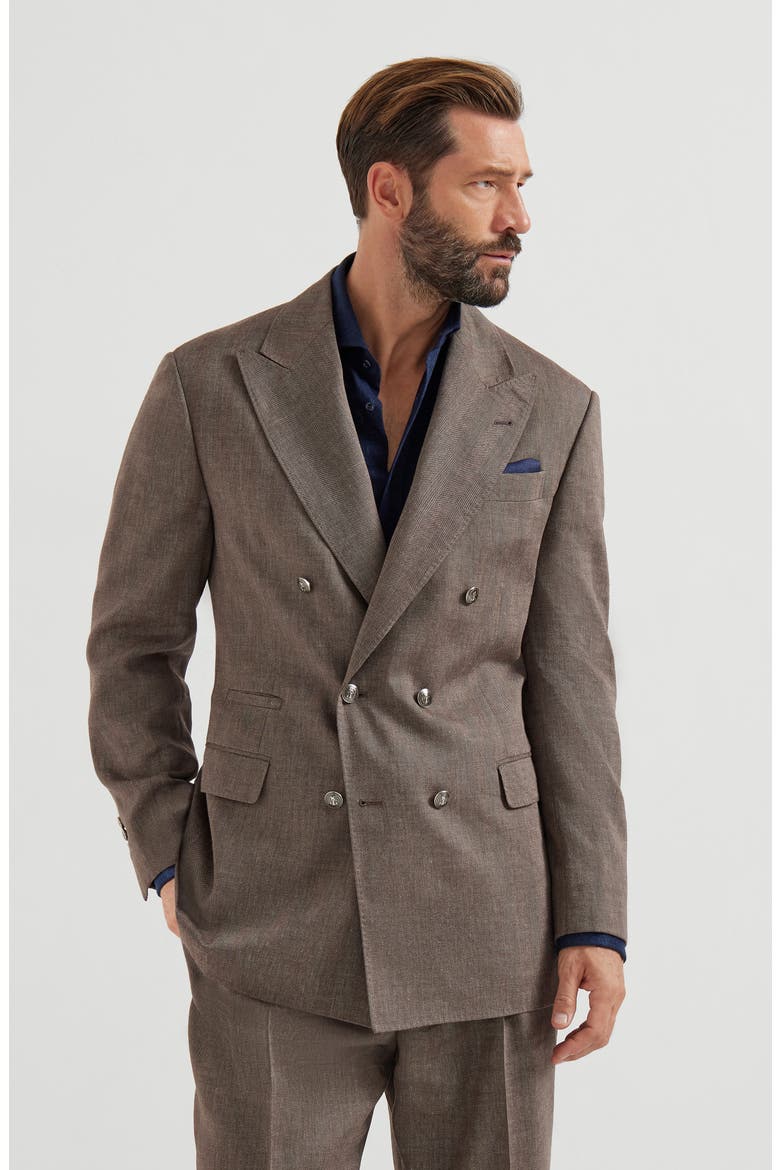 Chevron blazer, Main, color, Hazelnut
