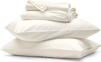Boll & Branch Signature Vintage Washed Organic Cotton Sheet Set | Nordstrom - Color: Vintage Cream