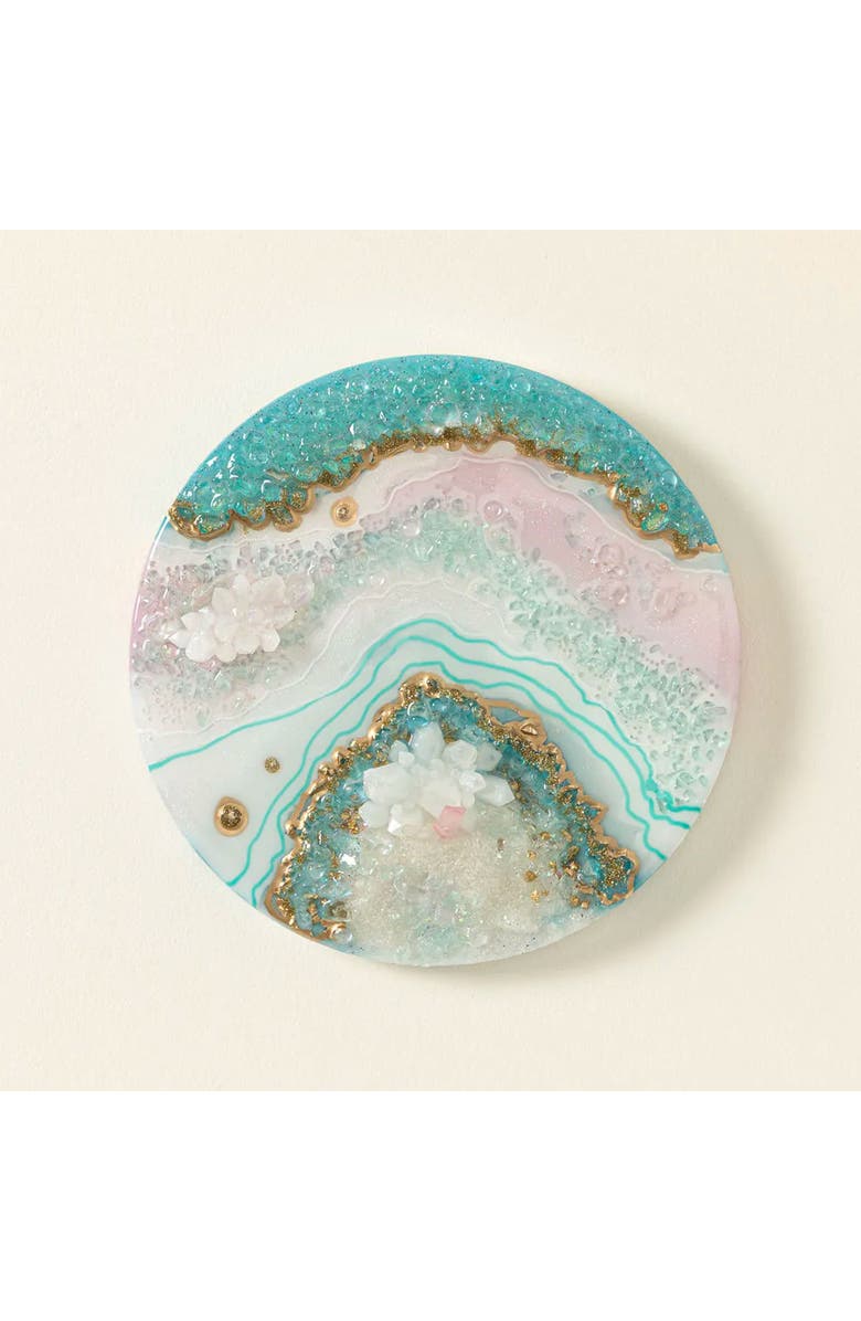 Uncommon Goods Birth Month Geode Art, Alternate, color, Opal