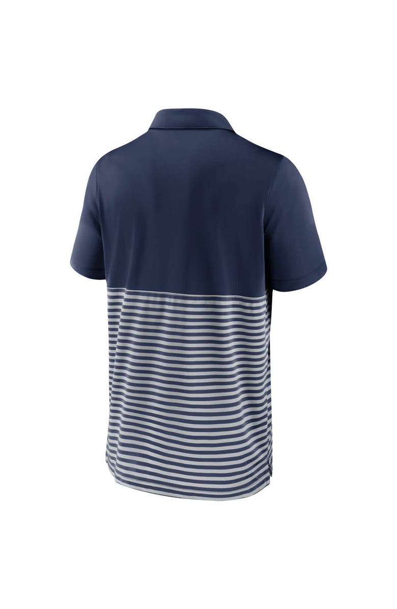 Nike Men's Nike Navy/Gray Los Angeles Angels Home Plate Striped Polo, Alternate, color, Navy