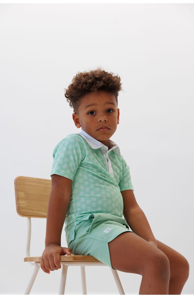 Courtside Kids Boys Polo Shirt, Alternate, color, Palm Green