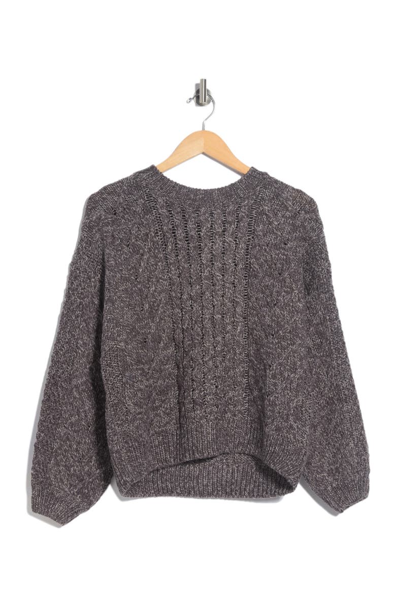 CLOTH BY DESIGN All Over Cable Pullover, Alternate, color,