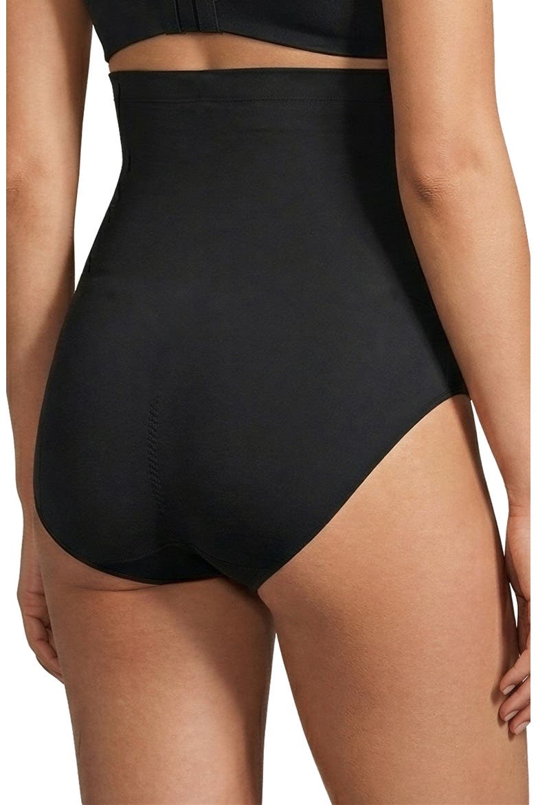 2-Pack Contour Flex High Waist Shaping Briefs, Alternate, color, CLAY/ BLACK