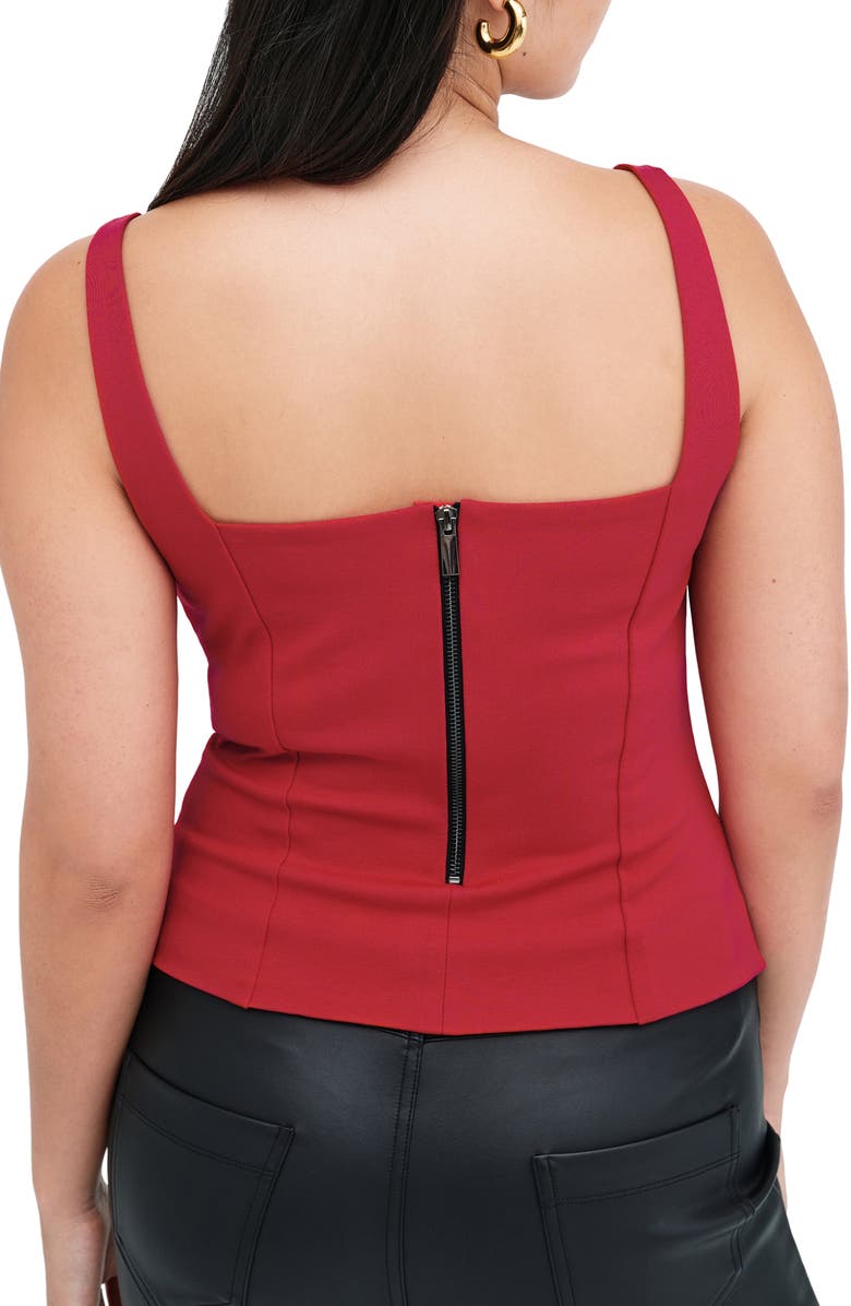 Marcella Anya Crop Camisole, Alternate, color, Red