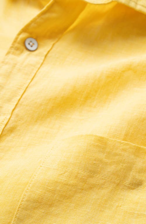 Rodd & Gunn Coromandel Linen Shirt In Sunshine
